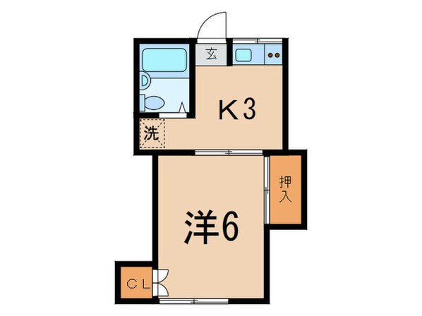 コーポ秋元の物件間取画像